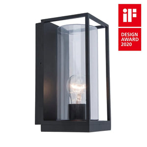 Buitenlamp glas met e27 fitting voor het verlichten van de voordeur
