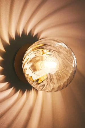 wandlamp nordlux chisell messing glas e14 fitting schakelaar 2312111035 2326301 5704924015663