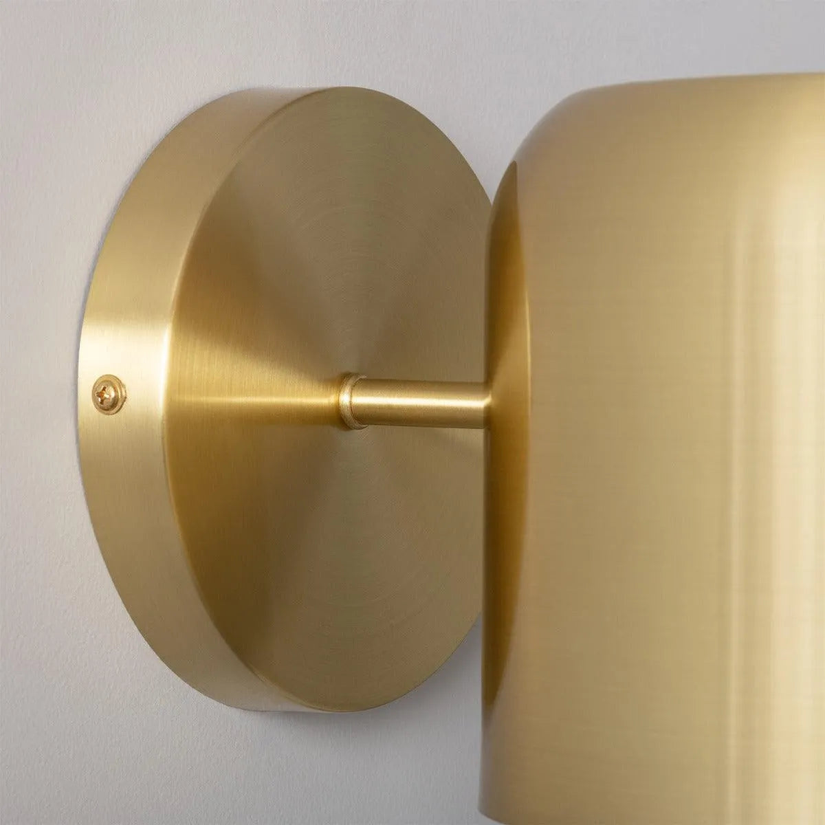 Wandlamp goud leeslamp modern 'Bedour' E27 fitting verstelbaar 21 cm - FOIR