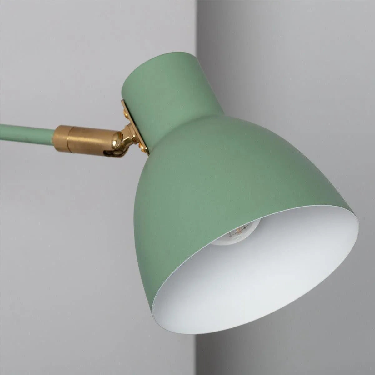 Wandlamp groen e27 verstelbaar modern