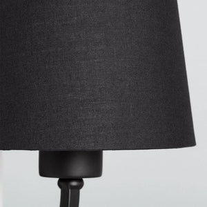 Wandlamp zwart met schakelaar 'Kaibi' hotelverlichting E27 fitting - FOIR