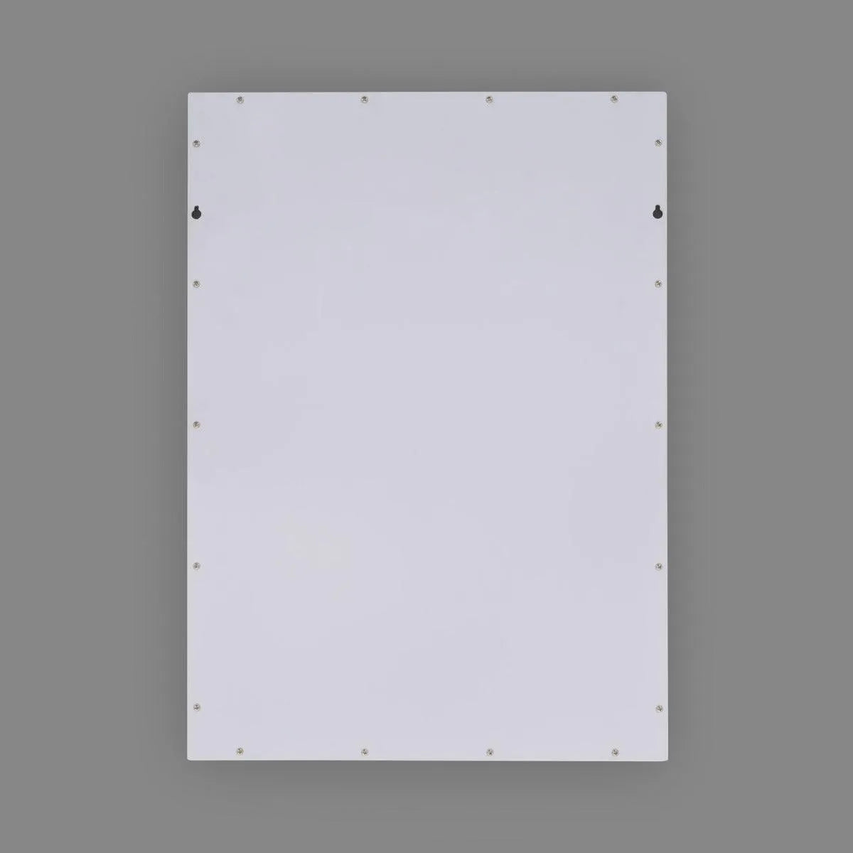 Spiegel met ingebouwde led lamp vierkant modern zilver