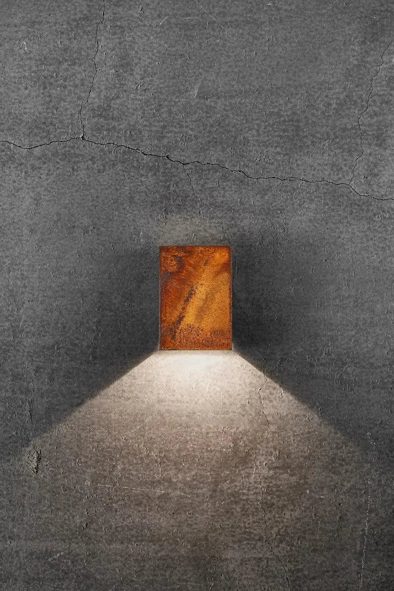 Cortenstaal led lamp warm wit