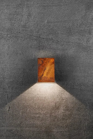 Cortenstaal led lamp warm wit