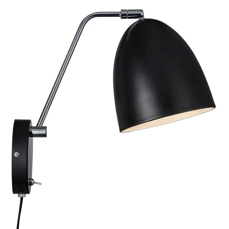 leeslamp metaal met ingebouwde E27 fitting en schakelaar 48621003