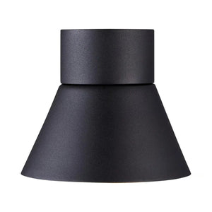 Zwarte gevelverlichting downlighter met GU10 fitting 'Nordlux Kyklop' 15 cm - FOIR