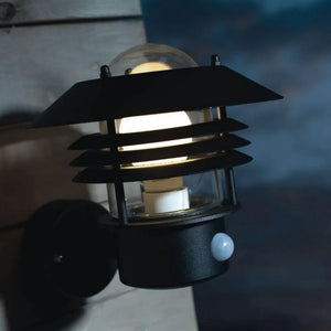 Nordlux vejer sensor zwart modern buitenlamp E27 IP54