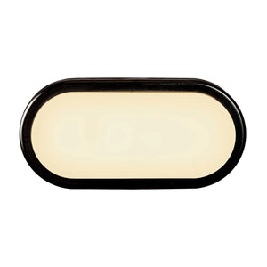 Gevelverlichting ovaal zwart met LED lichtbron Nordlux Cuba Outdoor - FOIR