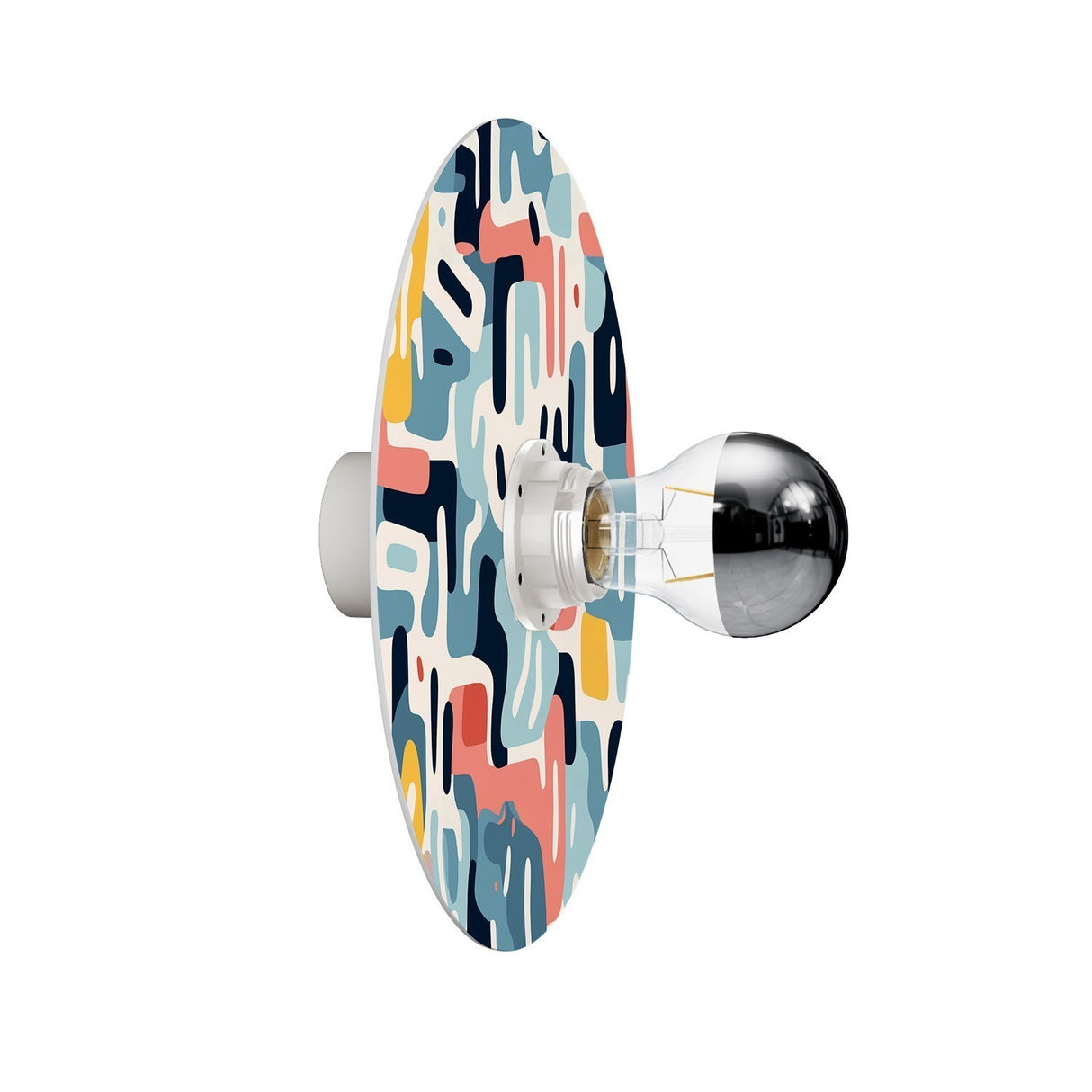 Wandlamp retro rond reflector design IP44
