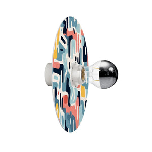 Wandlamp retro rond reflector design IP44