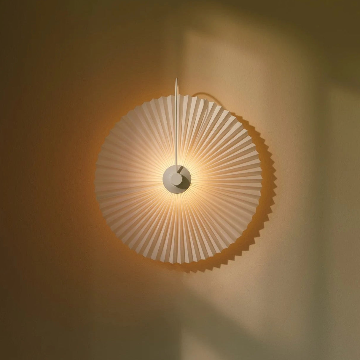 Wandlamp waaier Stof Nadia E14 50 cm