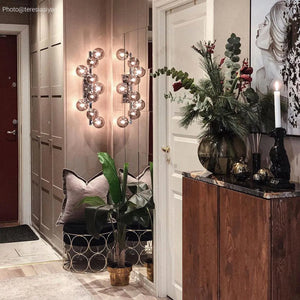 Wandlamp rookglas by rydens splendor g9 design lamp