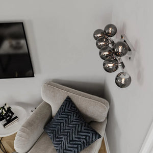 Rookglas wandlamp met stekker modern By Rydens