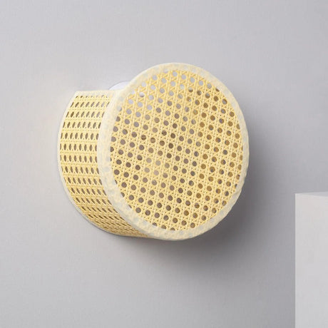 Wandlamp rotan e14 fitting 
