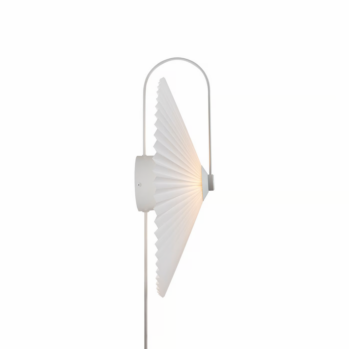 Wandlamp waaier Stof Nadia E14 50 cm