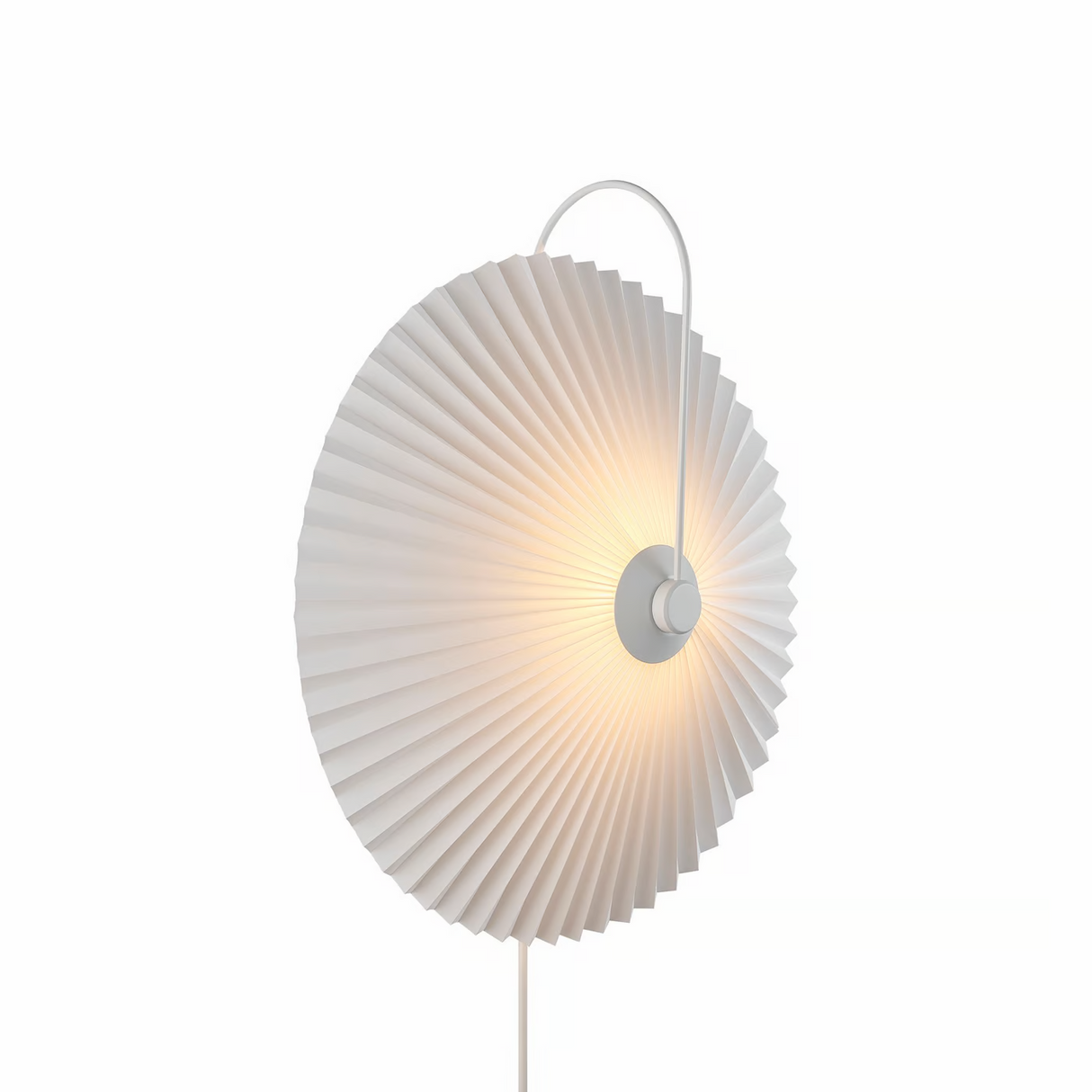 Wandlamp waaier Stof Nadia E14 50 cm