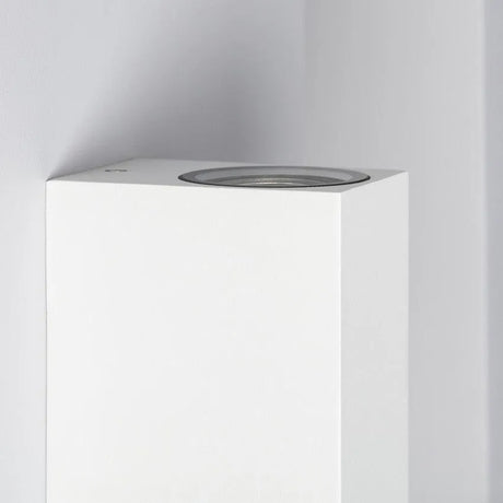 Wandlamp 'Milano' GU10 wit industrieel up- downlighter IP54 150mm - FOIR