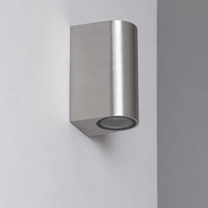 Buitenlamp zilver gu10 led lamp modern ovaal led lamp