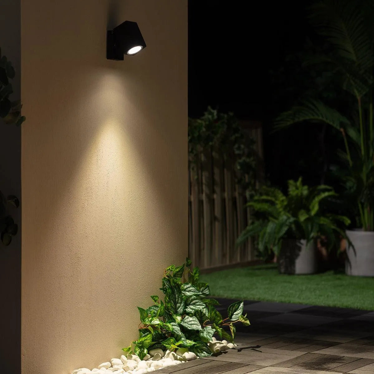 Wandlamp voor buiten zwart gu10 led lamp modern verstelbaar 