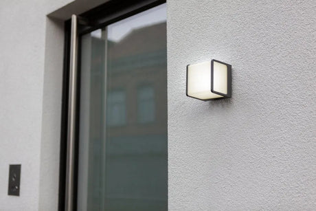 Moderne vierkante wandlamp met ingebouwde LED lichtbron aluminium en kunststof 5197002125 6939412049649