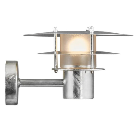 Buitenlamp gegalvaniseerd E14 fitting 'Bastia' voordeur verlichting - FOIR