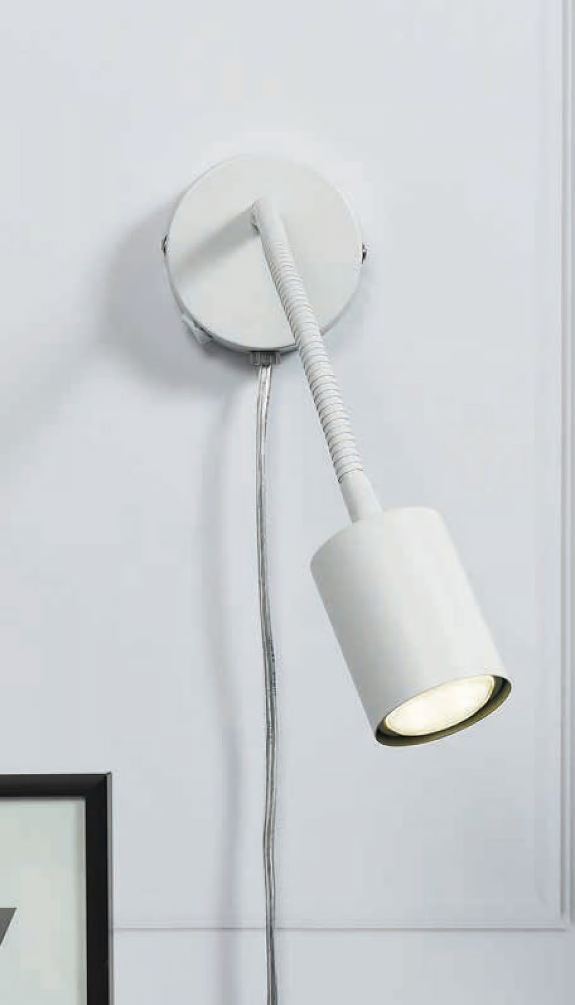 Wandlamp wit Explore GU10 leeslamp verstelbaar