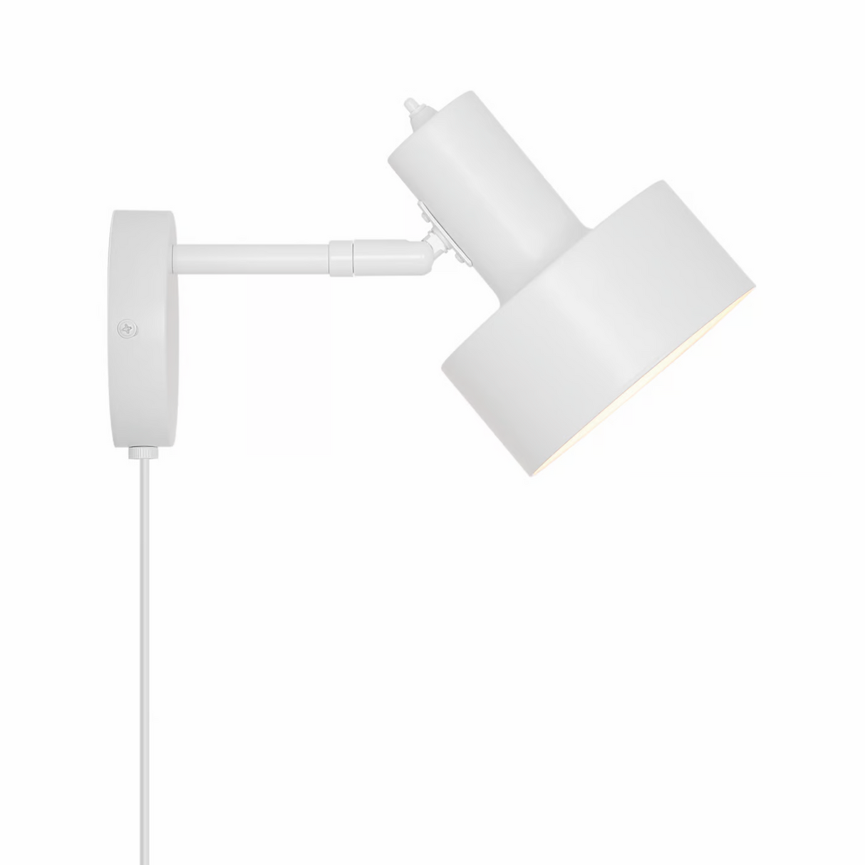 Bedlamp wit met stekker Matis schakelaar