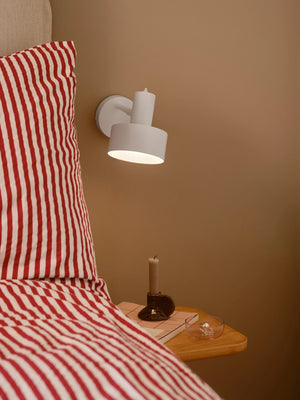 Bedlamp wit met stekker Matis schakelaar