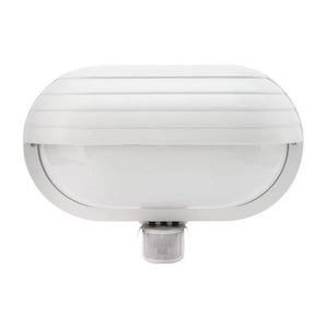 Buitenlamp wit modern met sensor voor bij de voordeur 