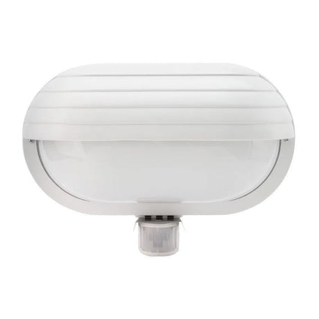 Buitenlamp wit modern met sensor voor bij de voordeur 