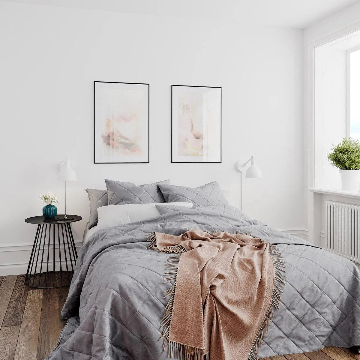 Wandlamp wit modern verstelbaar by rydens bazar