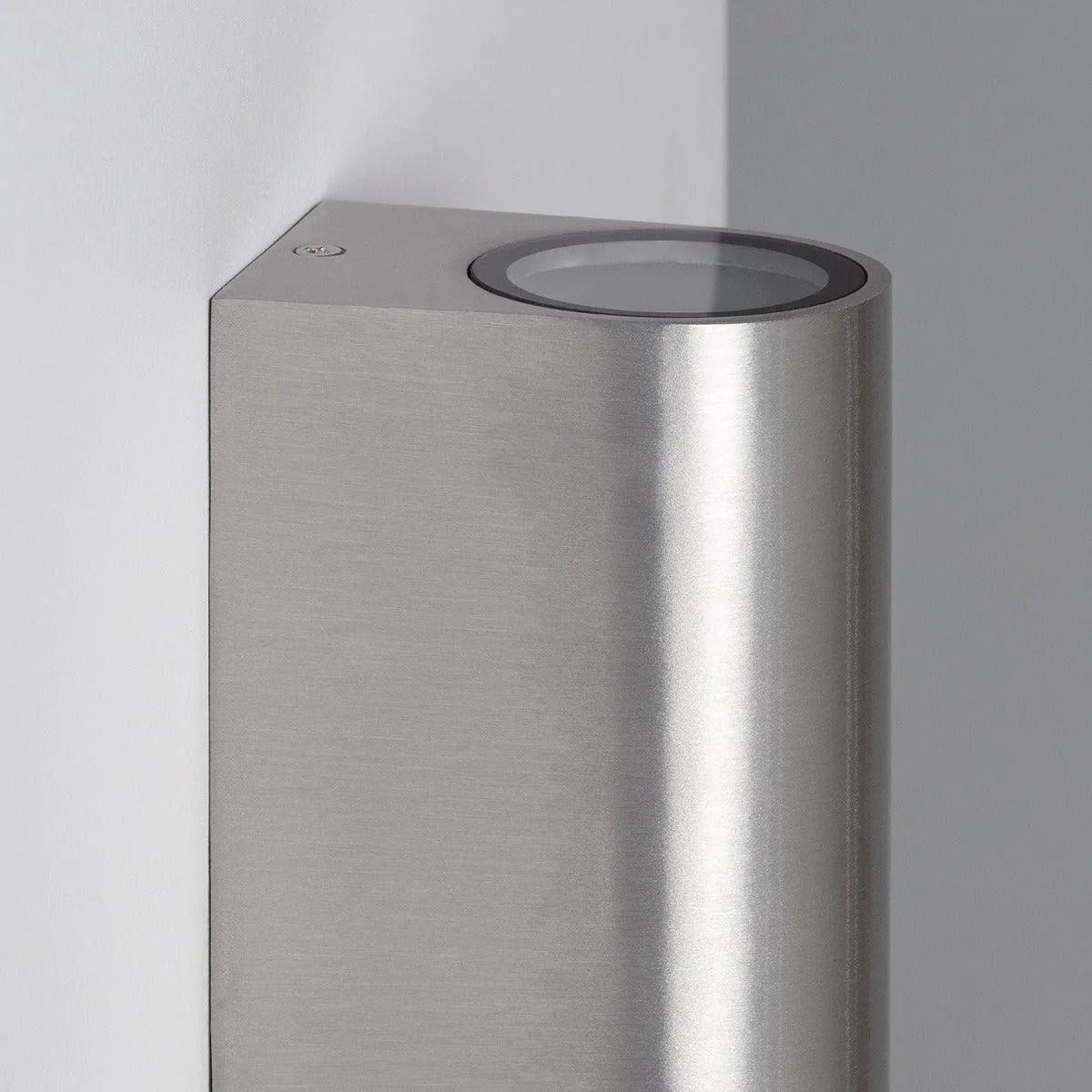 Buitenlamp up down zilver gevel verlichting gevelverlichting