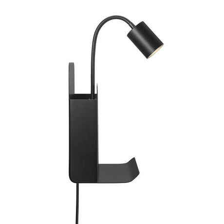 Leeslamp Bedlamp met 2X USB en schakelaar GU10 fitting Roomi - FOIR