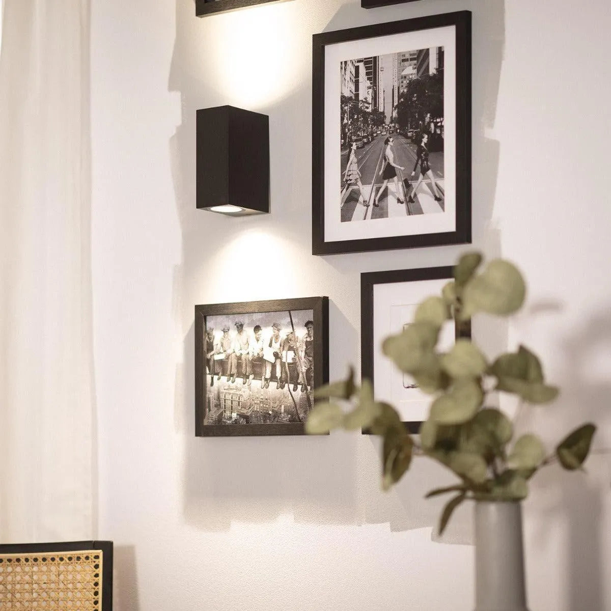 Buitenverlichting zwart gu10 up down led lamp