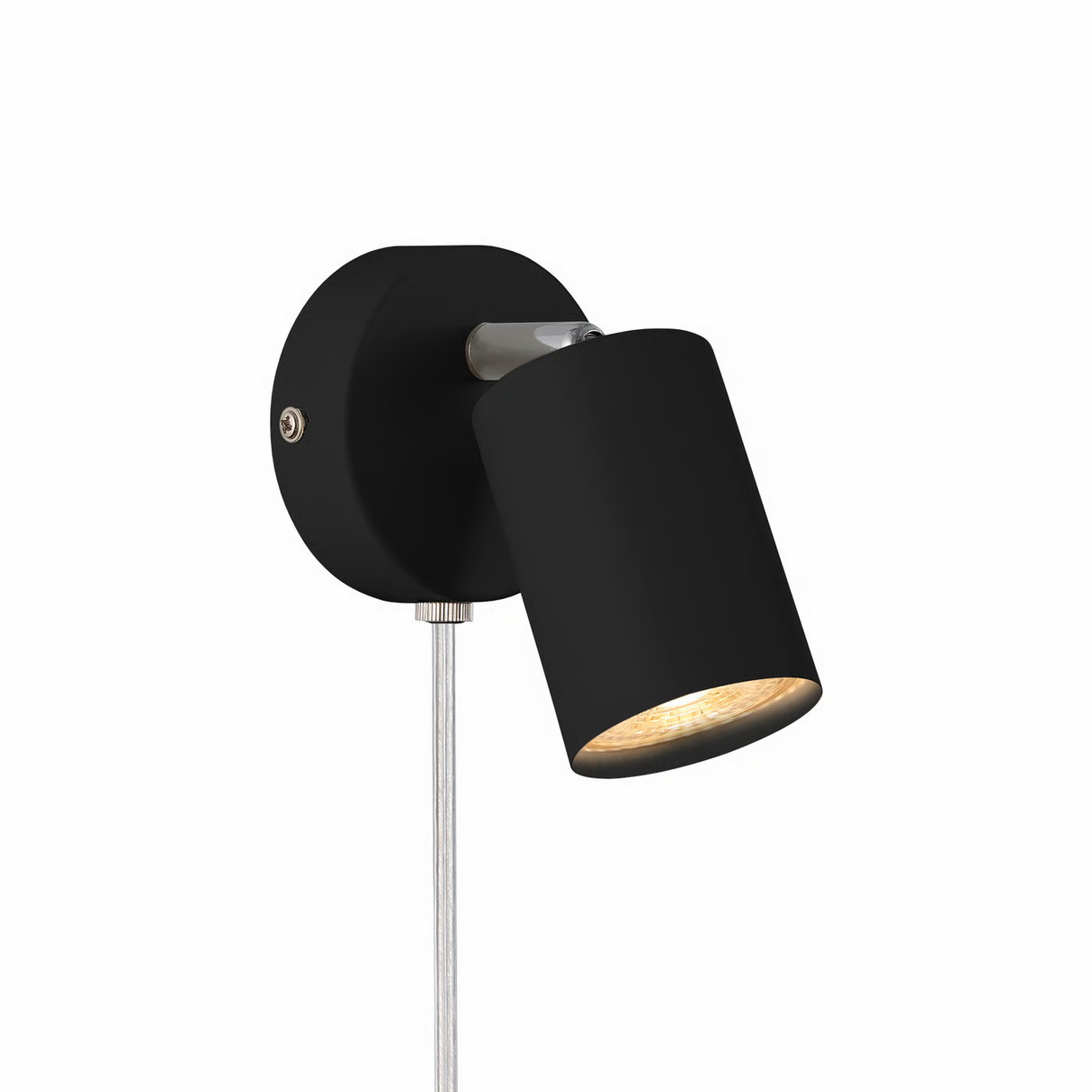 Messing leeslamp wandlamp zwart 'Explore' Nordlux GU10 verstelbaar modern 80mm