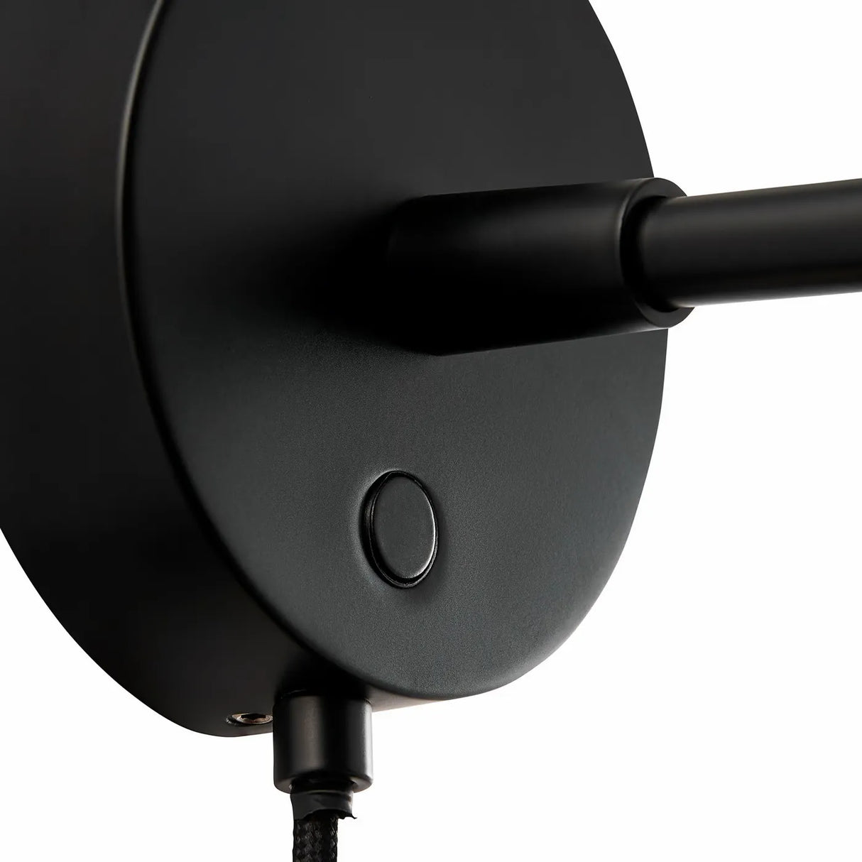 Wandlamp zwart bedlamp 'Darci' e14 fitting verstelbaar - FOIR