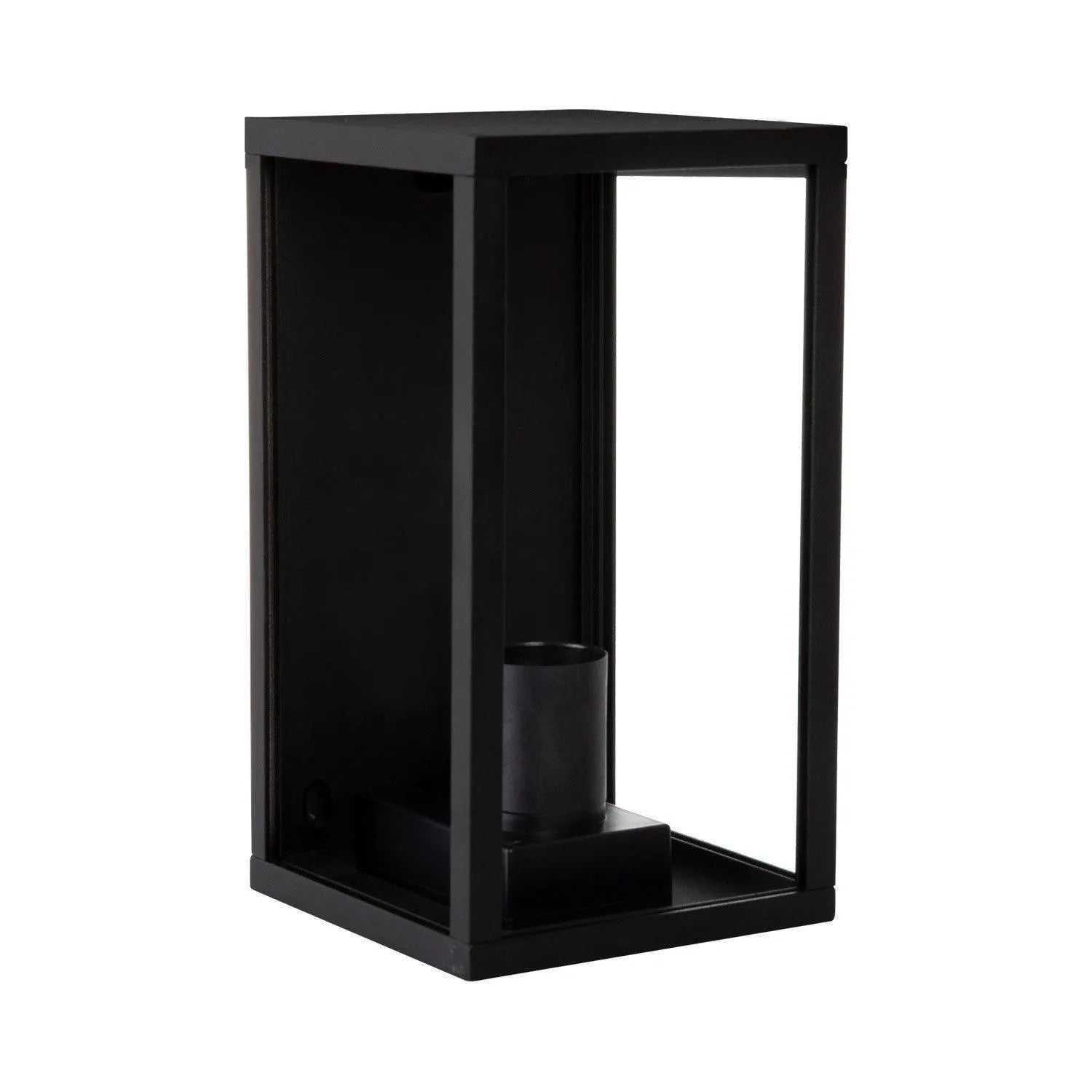 E27 fitting industrieel zwart frame wandlamp