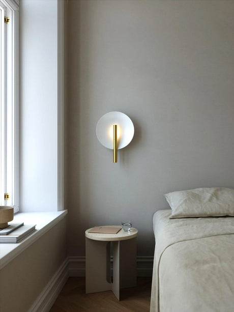 Wandlamp rond metaal goud wit G9 Furiko rond - FOIR
