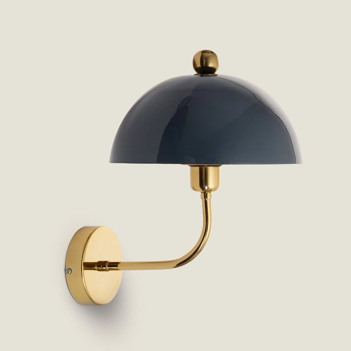 Wandlamp goud blauw e27 fitting
