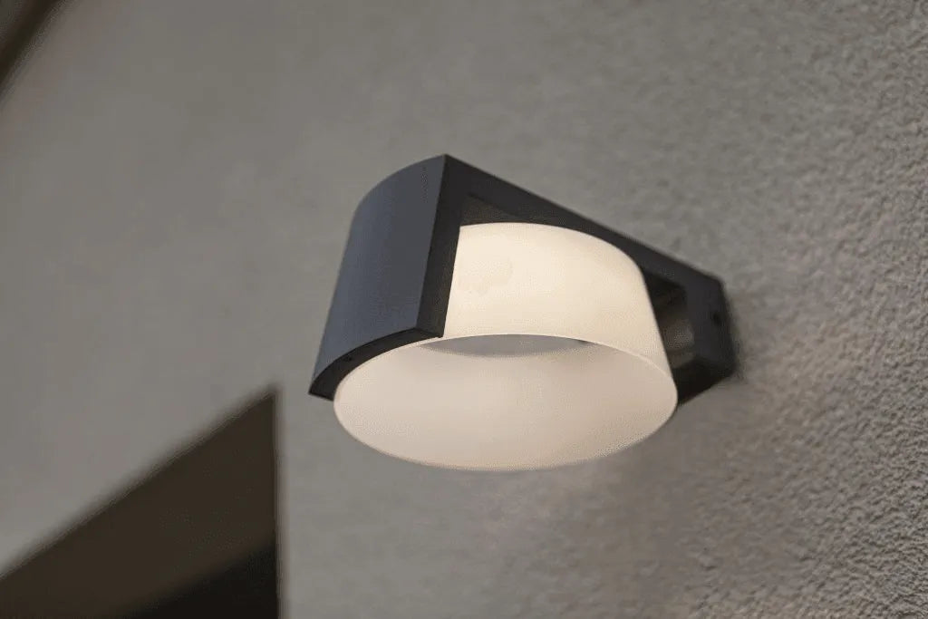 Buitenlamp zwart Moon LED downlighter donkergrijs helder wit 4000K - FOIR