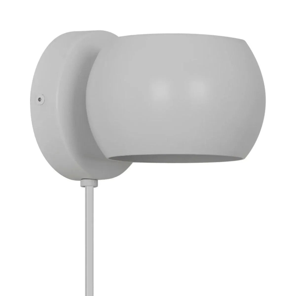 Wandlamp wit met stekker wit led
