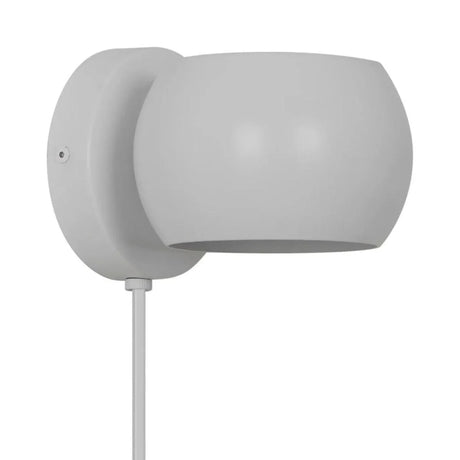 Wandlamp wit met stekker wit led