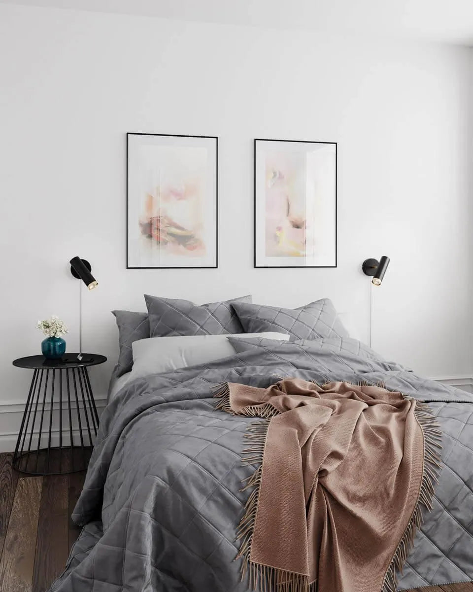 Puls wandlamp mat zwart goud schakelaar gu10 fitting designverlichting by rydens  4300450-4002