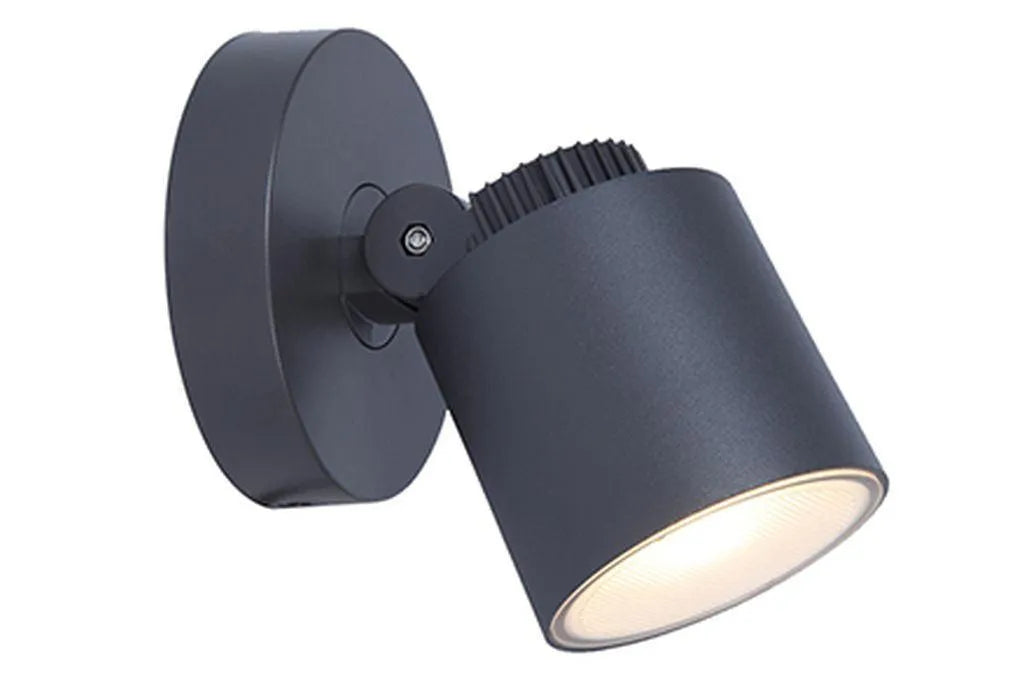 Buitenspot zwart led lamp modern verstelbaar explorer