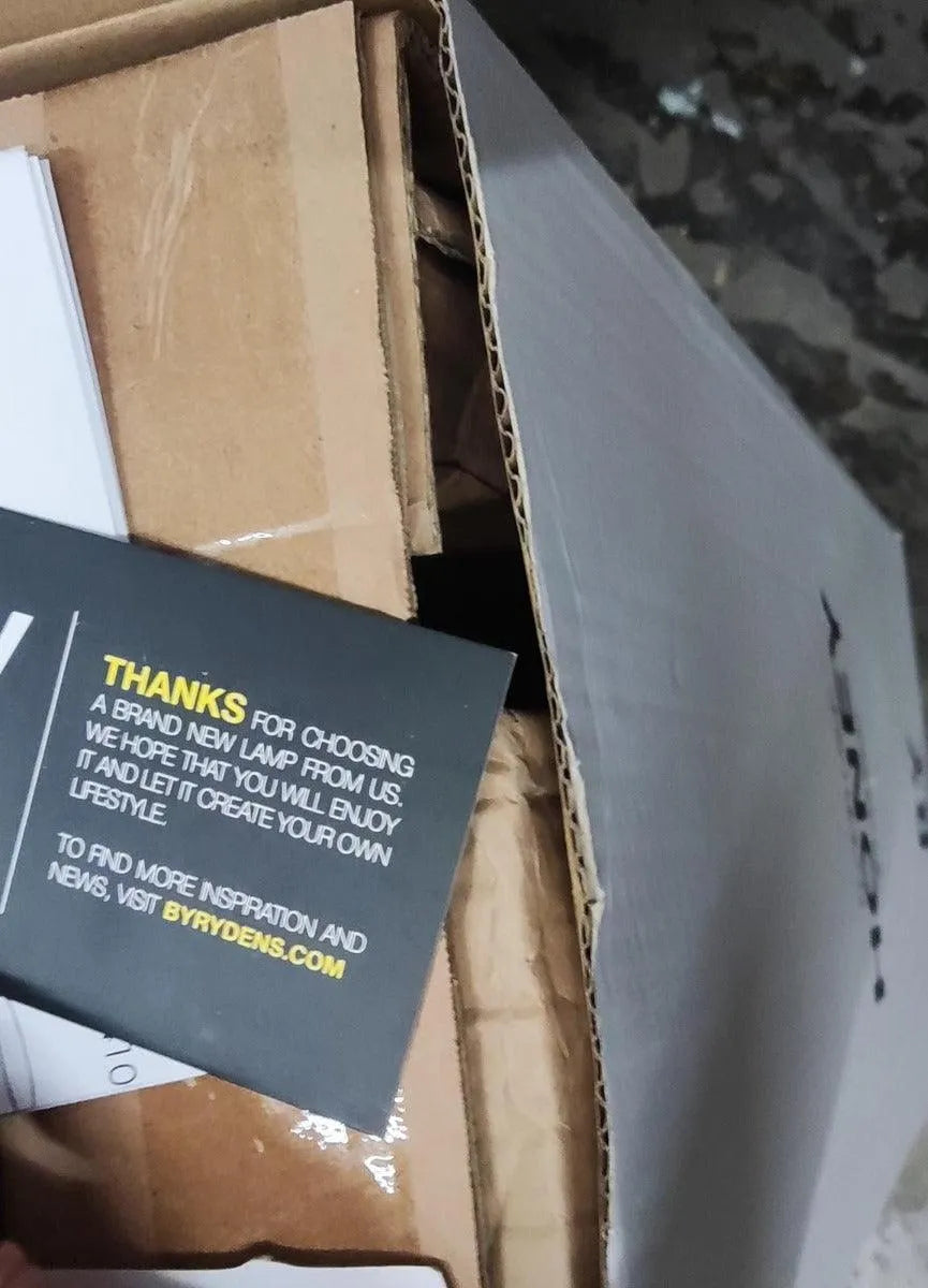 Retourtje: Vloerlamp 'Honey' goud By Rydens staande lamp 2x E27 fitting 125cm - FOIR