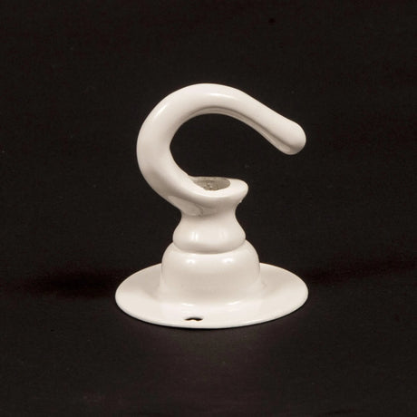 Witte plafondhaak 15 KG lamp ophangen