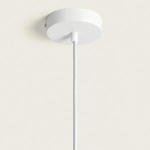 Hanglamp grote stoffen kap met E27 fitting 'Flamingo' - FOIR