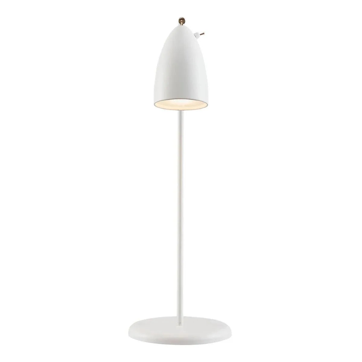 Kleine witte tafellamp met schakelaar en GU10 'Nexus' DFTP - FOIR