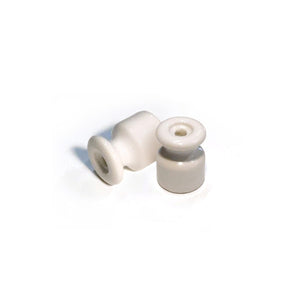 Porselein kabel houder wand rond (per 2 stuks)