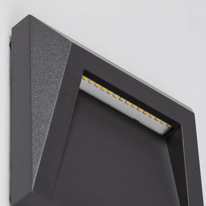 Buitenlamp vierkant led lamp modern warm wit